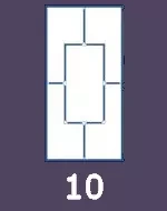 Раскладка 10 для остекления балконов